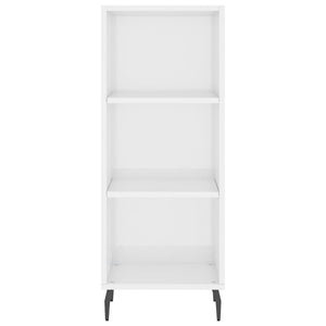 Credenza 34,5x34x180 cm in Legno Multistrato Bianco Lucido 3200339