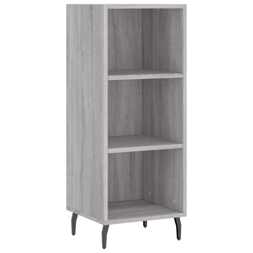 Credenza Grigio Sonoma 34,5x34x180 cm in Legno Multistrato 3200343