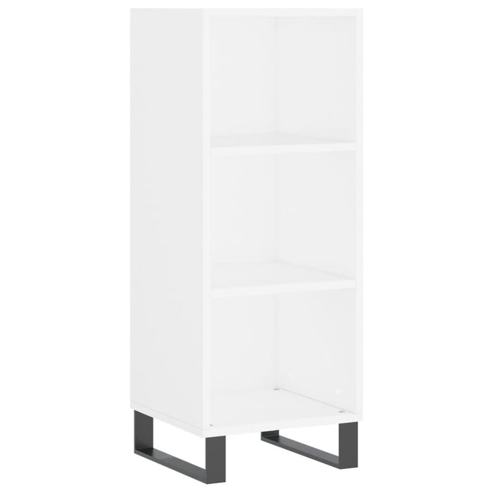 Credenza Bianca 34,5x34x180 cm in Legno Multistrato 3200345