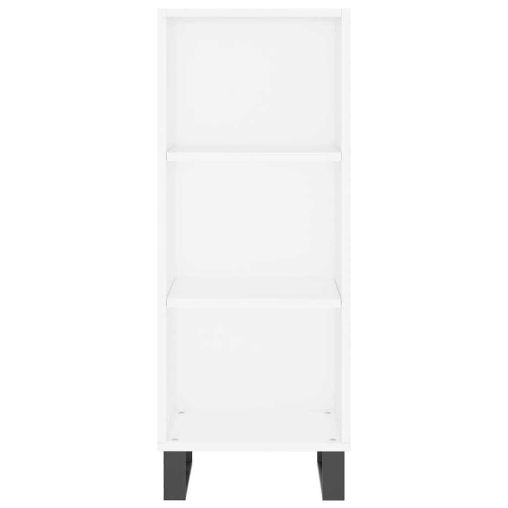 Credenza Bianca 34,5x34x180 cm in Legno Multistrato 3200345