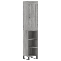 Credenza Grigio Sonoma 34,5x34x180 cm in Legno Multistrato 3200351