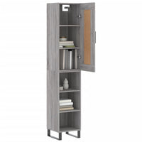 Credenza Grigio Sonoma 34,5x34x180 cm in Legno Multistrato 3200351