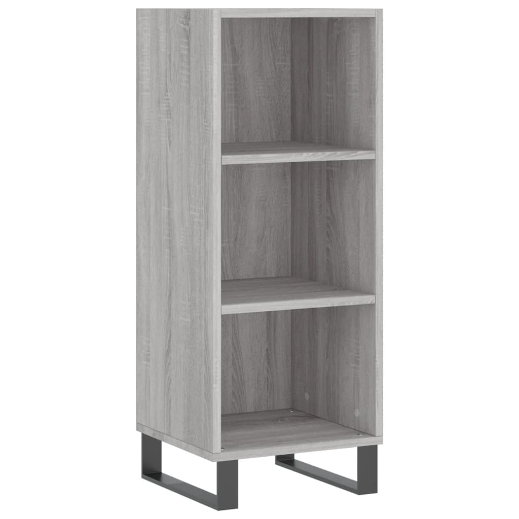 Credenza Grigio Sonoma 34,5x34x180 cm in Legno Multistrato 3200351