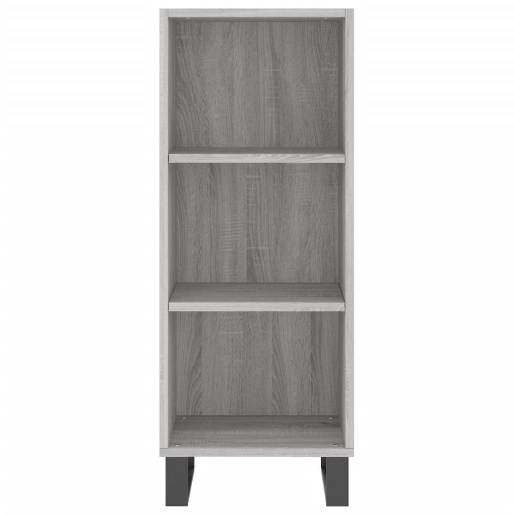 Credenza Grigio Sonoma 34,5x34x180 cm in Legno Multistrato 3200351