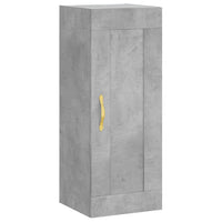 Credenza Grigio Cemento 34,5x34x180 cm in Legno Multistrato 3200373