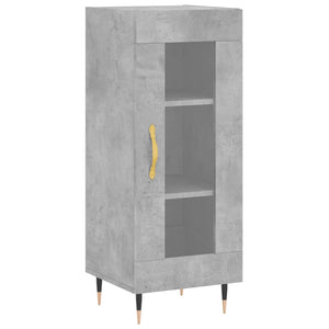 Credenza Grigio Cemento 34,5x34x180 cm in Legno Multistrato 3200373