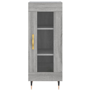 Credenza Grigio Sonoma 34,5x34x180 cm in Legno Multistrato 3200375