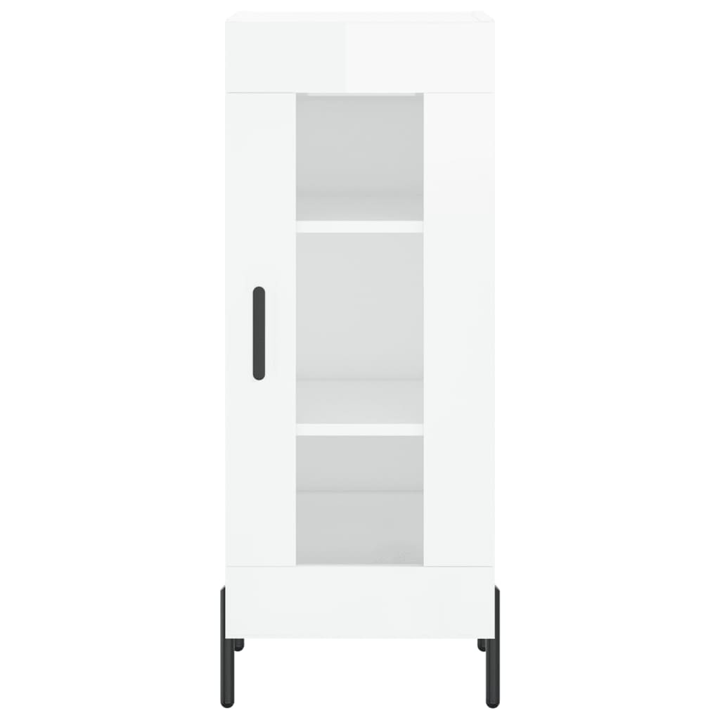 Credenza 34,5x34x180 cm in Legno Multistrato Bianco Lucido 3200395