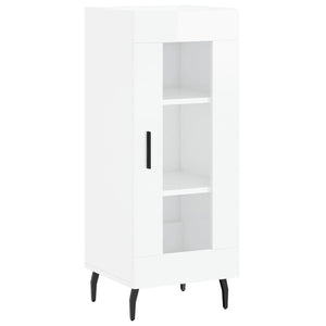 Credenza 34,5x34x180 cm in Legno Multistrato Bianco Lucido 3200403