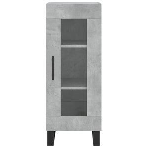 Credenza Grigio Cemento 34,5x34x180 cm in Legno Multistrato 3200413