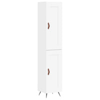 Credenza Bianca 34,5x34x180 cm in Legno Multistrato 3200425