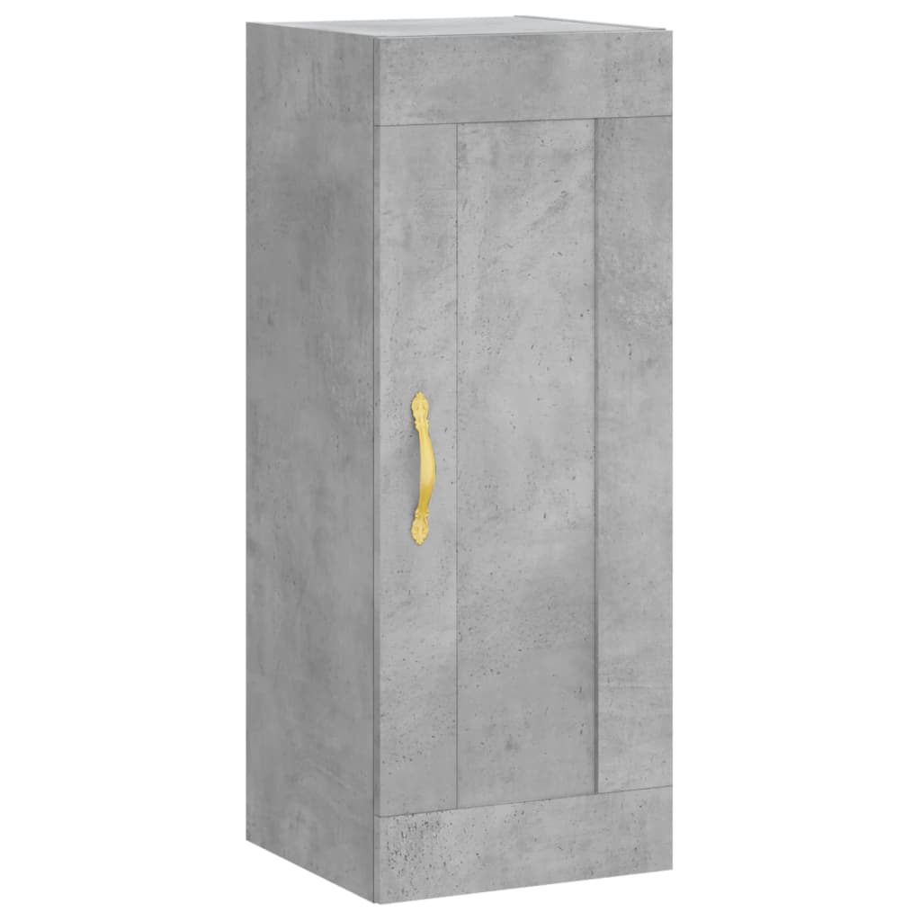 Credenza Grigio Cemento 34,5x34x180 cm in Legno Multistrato 3200437