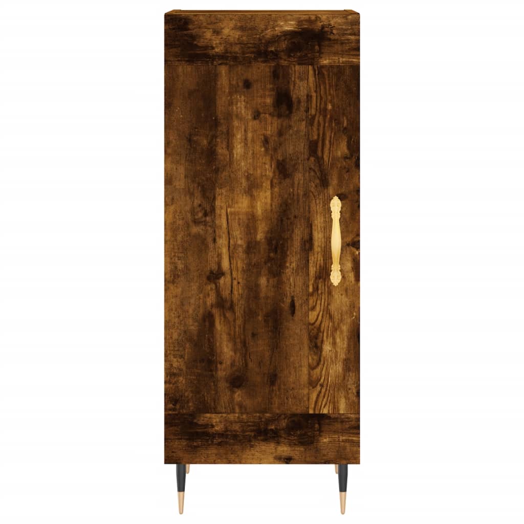 Credenza Rovere Fumo 34,5x34x180 cm in Legno Multistrato 3200438