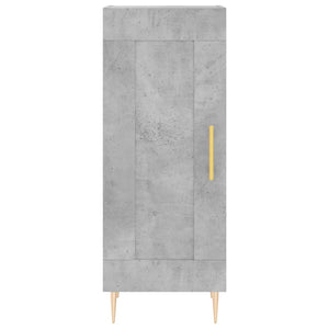 Credenza Grigio Cemento 34,5x34x180 cm in Legno Multistrato 3200445