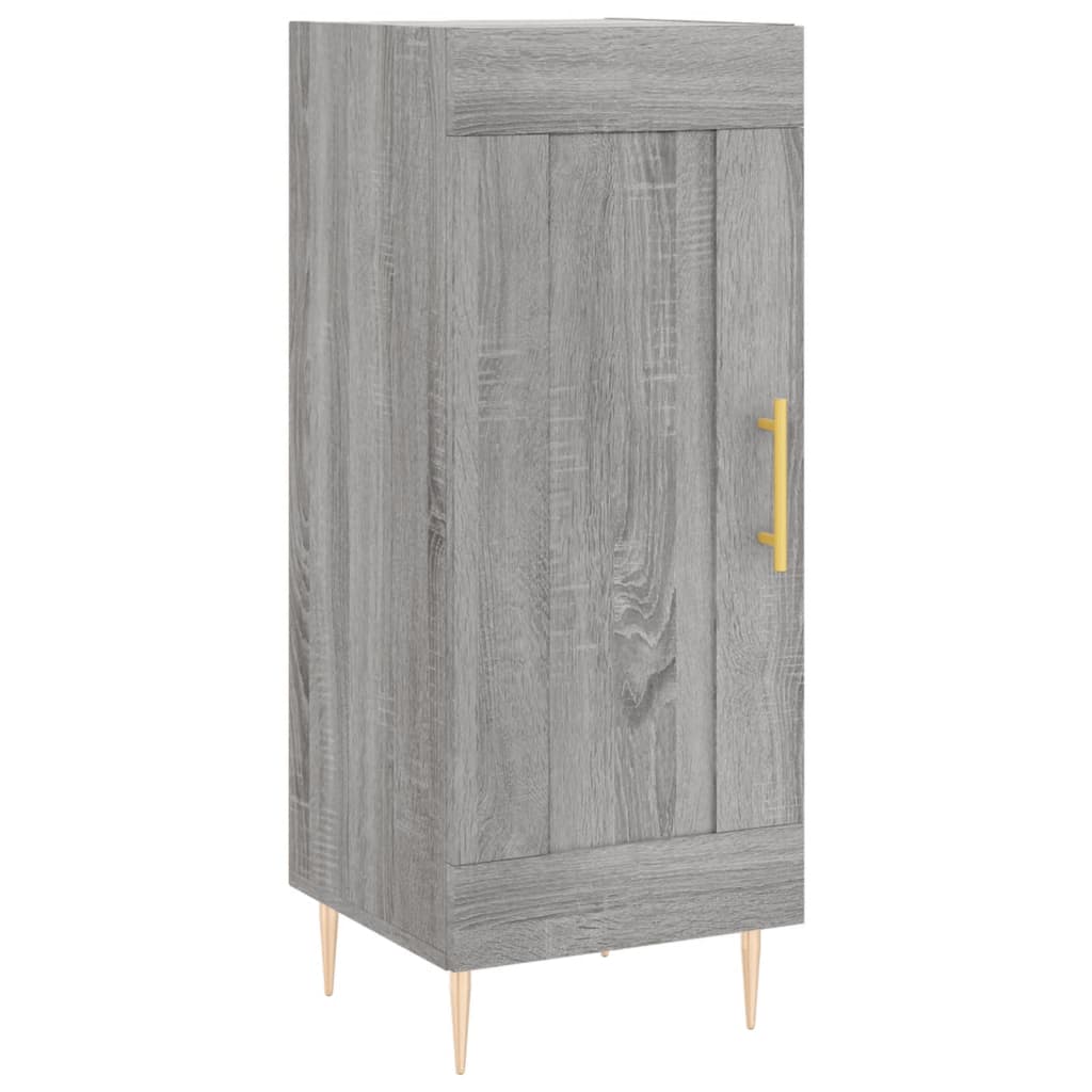 Credenza Grigio Sonoma 34,5x34x180 cm in Legno Multistrato 3200447