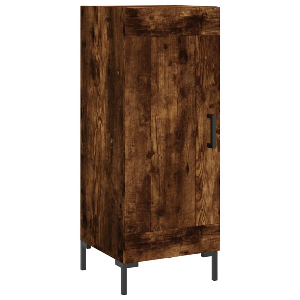 Credenza Rovere Fumo 34,5x34x180 cm in Legno Multistrato 3200454