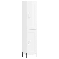 Credenza 34,5x34x180 cm in Legno Multistrato Bianco Lucido 3200459