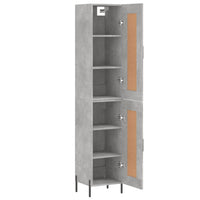 Credenza Grigio Cemento 34,5x34x180 cm in Legno Multistrato 3200461