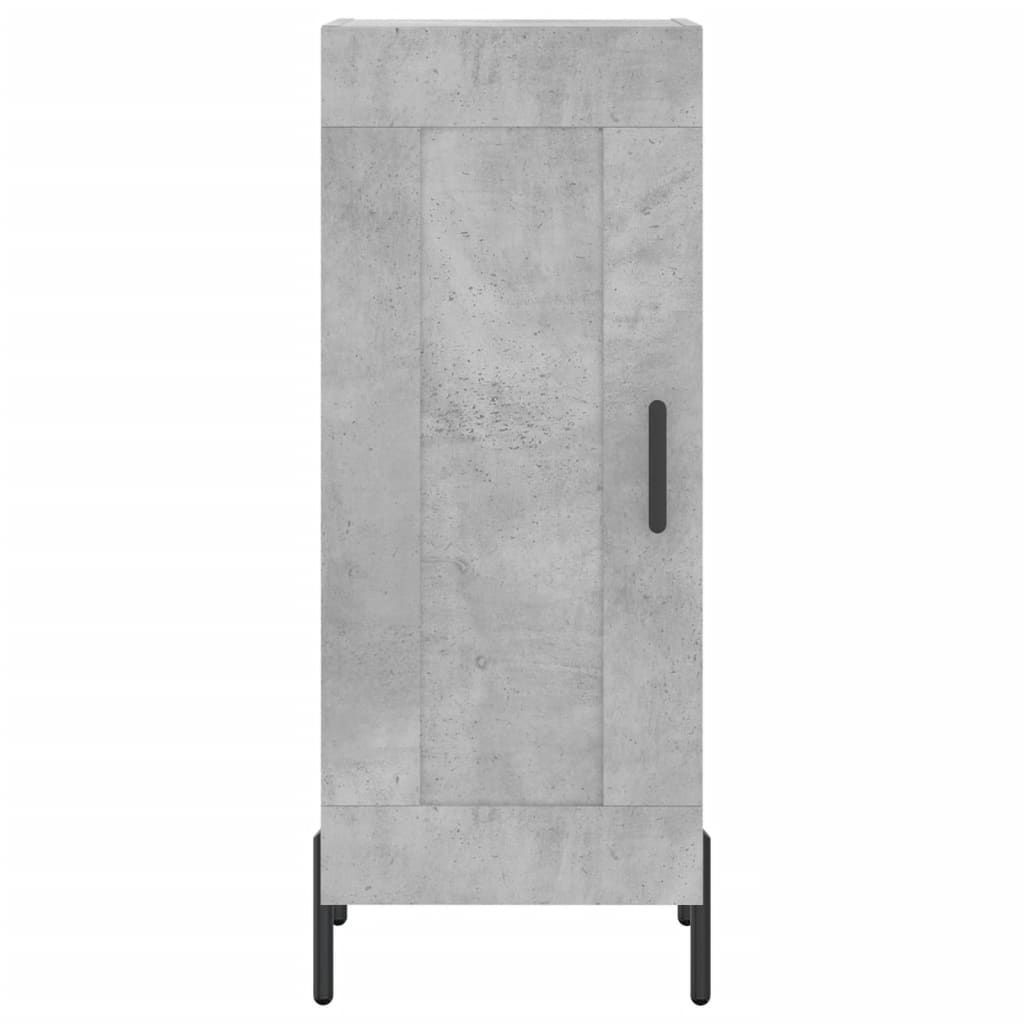 Credenza Grigio Cemento 34,5x34x180 cm in Legno Multistrato 3200461