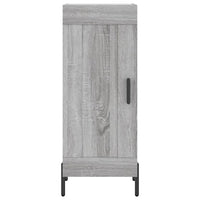 Credenza Grigio Sonoma 34,5x34x180 cm in Legno Multistrato 3200463