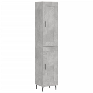 Credenza Grigio Cemento 34,5x34x180 cm in Legno Multistrato 3200469