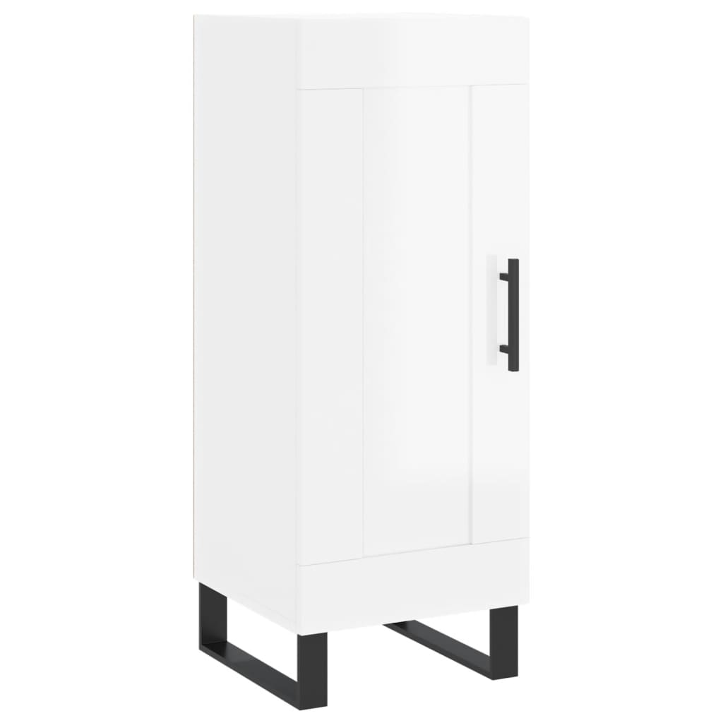 Credenza 34,5x34x180 cm in Legno Multistrato Bianco Lucido 3200475