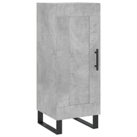 Credenza Grigio Cemento 34,5x34x180 cm in Legno Multistrato 3200477