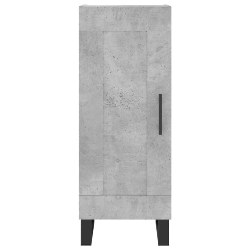 Credenza Grigio Cemento 34,5x34x180 cm in Legno Multistrato 3200477