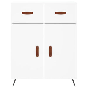 Credenza Bianca 69,5x34x180 cm in Legno Multistrato 3200489