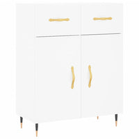 Credenza Bianca 69,5x34x180 cm in Legno Multistrato 3200497