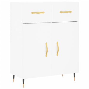 Credenza Bianca 69,5x34x180 cm in Legno Multistrato 3200497