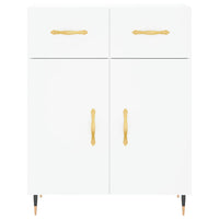 Credenza Bianca 69,5x34x180 cm in Legno Multistrato 3200497