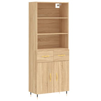 Credenza Rovere Sonoma 69,5x34x180 cm in Legno Multistrato 3200500