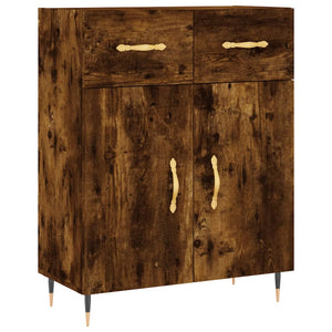 Credenza Rovere Fumo  69,5x34x180 cm in Legno Multistrato 3200502