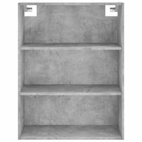 Credenza Grigio Cemento 69,5x34x180 cm in Legno Multistrato 3200509