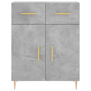 Credenza Grigio Cemento 69,5x34x180 cm in Legno Multistrato 3200509