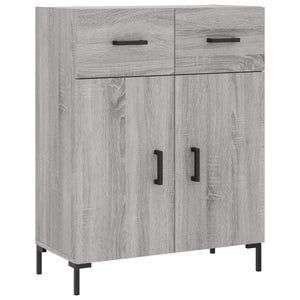 Credenza Grigio Sonoma 69,5x34x180 cm in Legno Multistrato 3200519