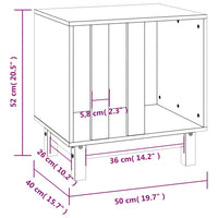 Casetta per Cani 50x40x52 cm in Legno Massello di Pino 822471