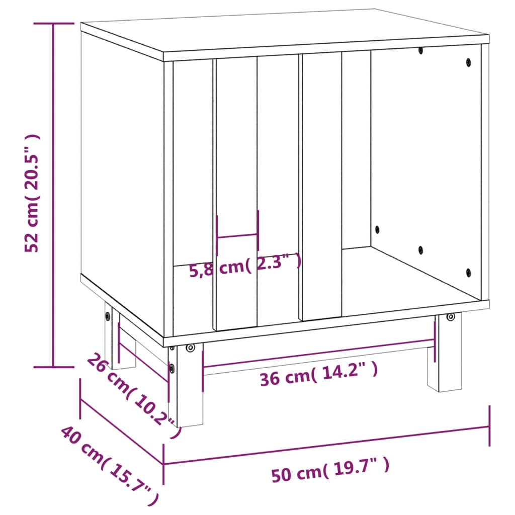 Casetta per Cani Miele 50x40x52 cm in Legno Massello di Pino cod mxl 60363