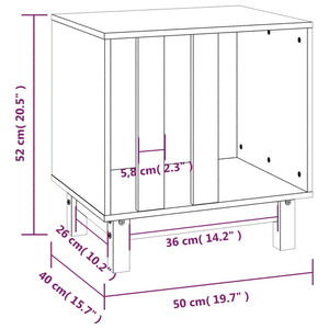 Casetta per Cani Miele 50x40x52 cm in Legno Massello di Pino cod mxl 60363