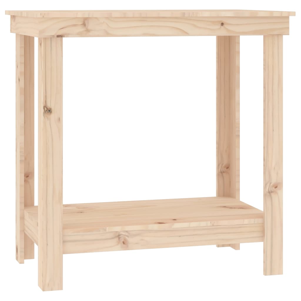 Banco da Lavoro 80x50x80 cm in Legno Massello di Pino cod mxl 8801