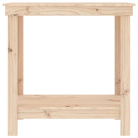 Banco da Lavoro 80x50x80 cm in Legno Massello di Pino cod mxl 8801