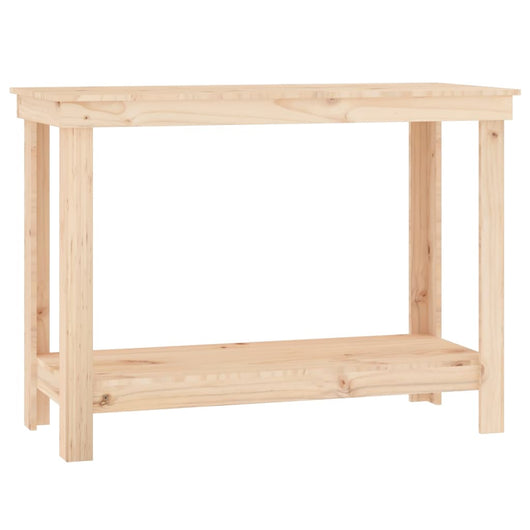 Banco da Lavoro 110x50x80 cm in Legno Massello di Pino cod mxl 9968