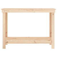 Banco da Lavoro 110x50x80 cm in Legno Massello di Pino cod mxl 9968