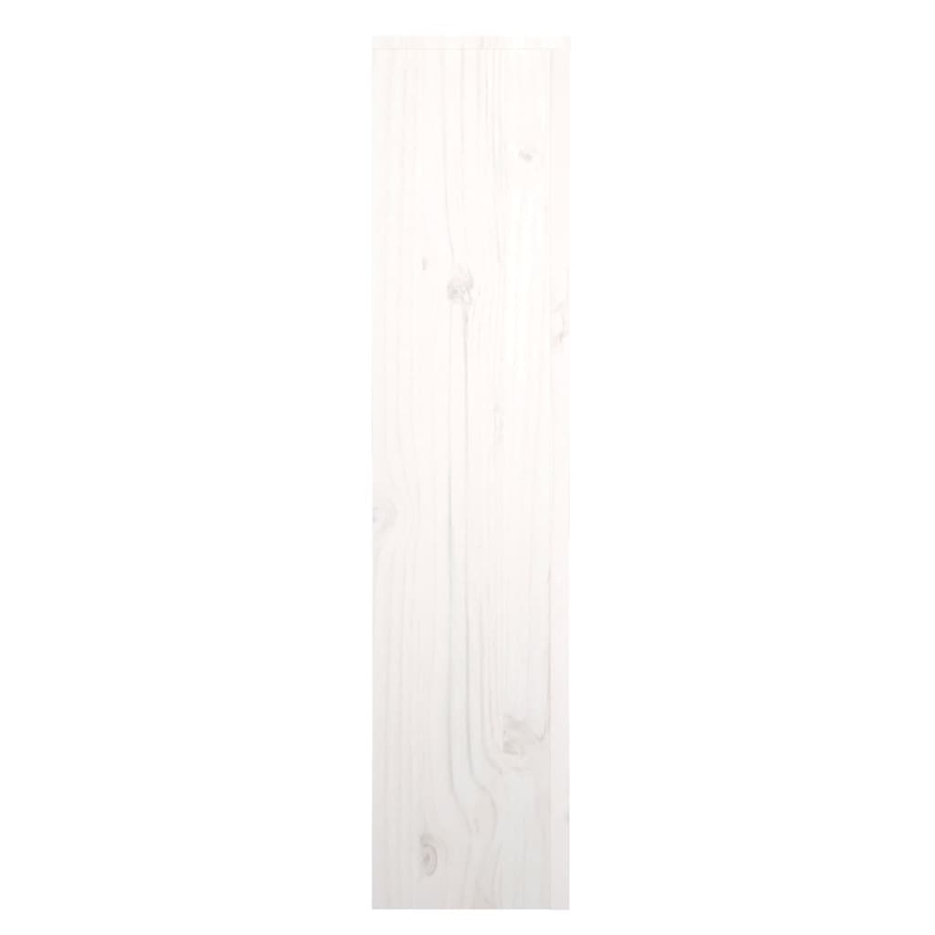 Copertura Termosifone Bianca 79,5x19x84 cm Legno Massello Pino 822567