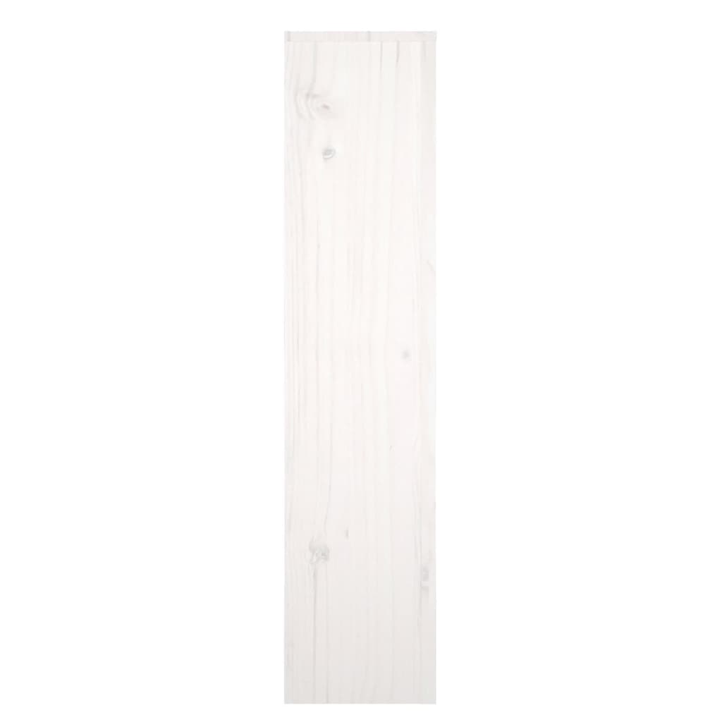 Copertura Termosifone Bianca 153x19x84 cm Legno Massello Pino 822577