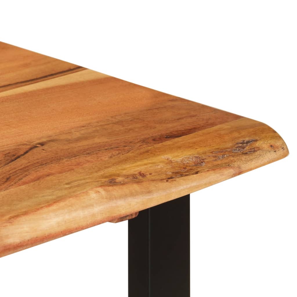 Tavolo da Pranzo 110x50x76 cm Legno Massello di Acacia cod mxl 48093