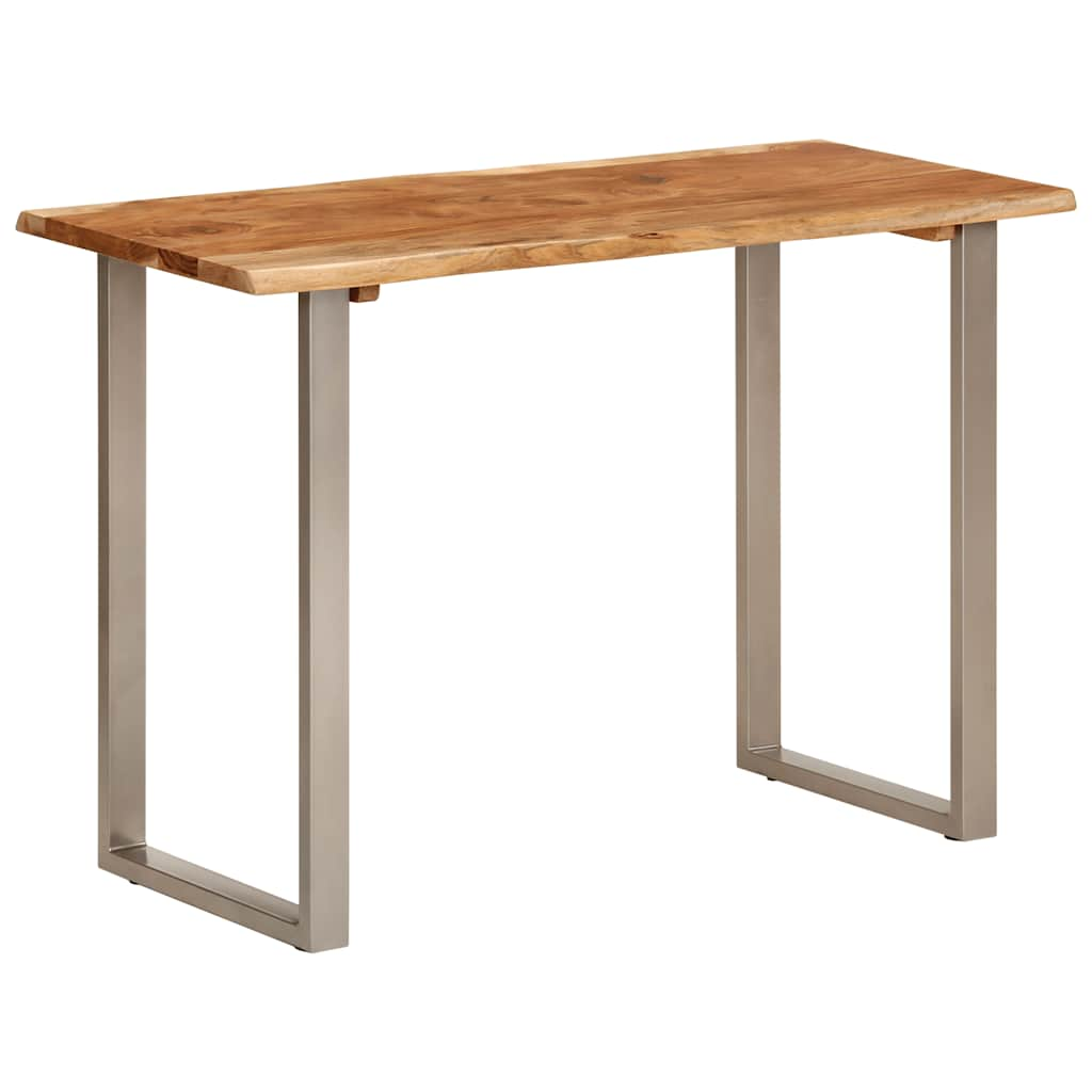 Tavolo da Pranzo 110x50x76 cm Legno Massello di Acacia 350293