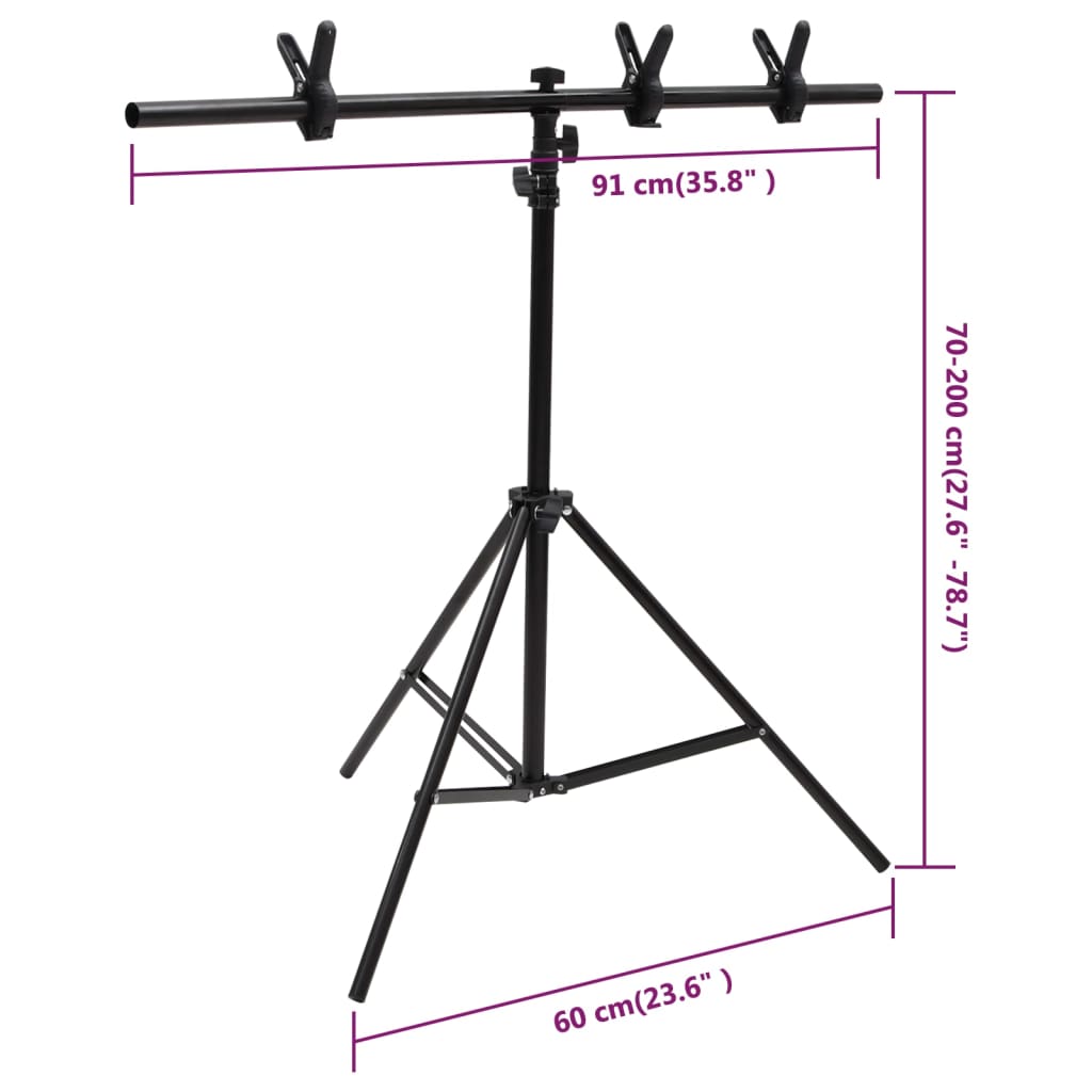 Kit per Studio Fotografico con Set di Luci e Fondale 3143970