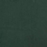 Giroletto a Molle con Materasso Verde Scuro 80x200 cm Velluto 3144648